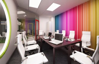 Цветовые решения в обустройстве офиса для персонала